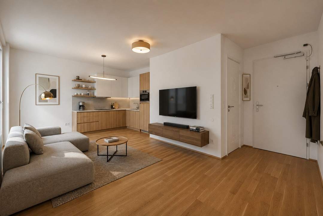 Anlegen mit Köpfchen - 2 Zimmer - Loggia