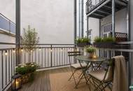 Exklusive Altbauwohnung mit hofseitigem Schlafzimmer und kleinem Balkon