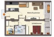 Wohnen mit Gebirgsblick! Kl. 3-Zimmer-Wohnung