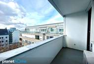 7. Stock! Superhelle 3-Zimmer-Wohnung mit Loggia, Fernblick &amp; Garage nahe dem Belgradplatz