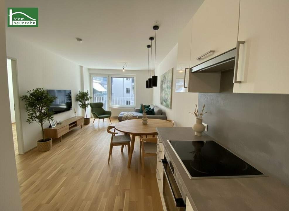 Moderne Wohnung in Hofruhelage mit großem Balkon an der Prager Straße! Straßenbahn, S-Bahn und viele Geschäfte in der Umgebung!