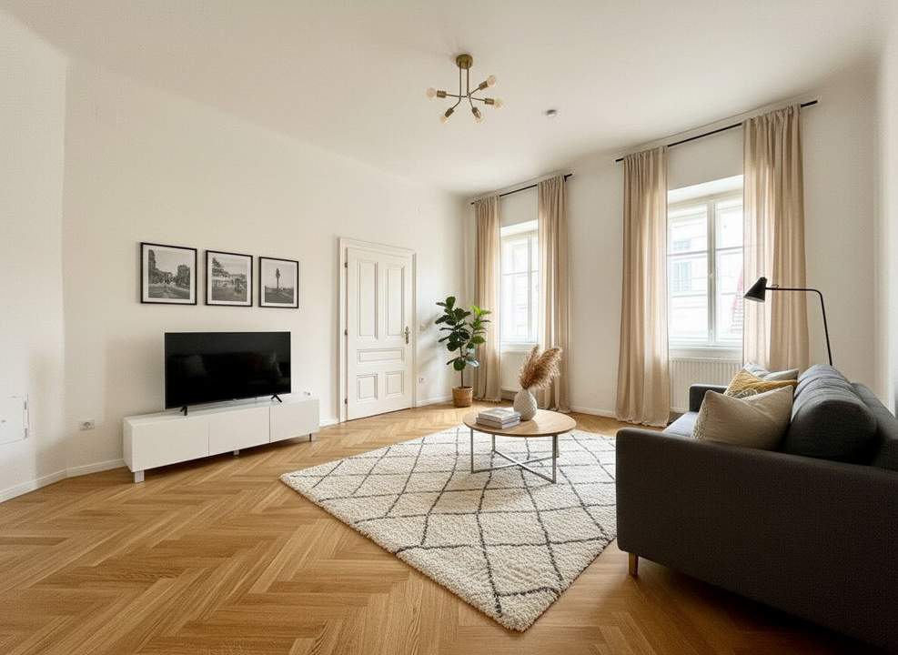 Stilvolle Altbauwohnung mit großzügigen Räumen | hochwertig saniert