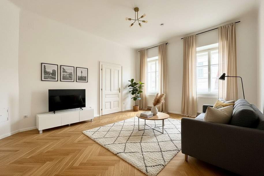 Stilvolle Altbauwohnung mit großzügigen Räumen | hochwertig saniert, Wohnung-kauf, 520.000,€, 1090 Wien 9., Alsergrund