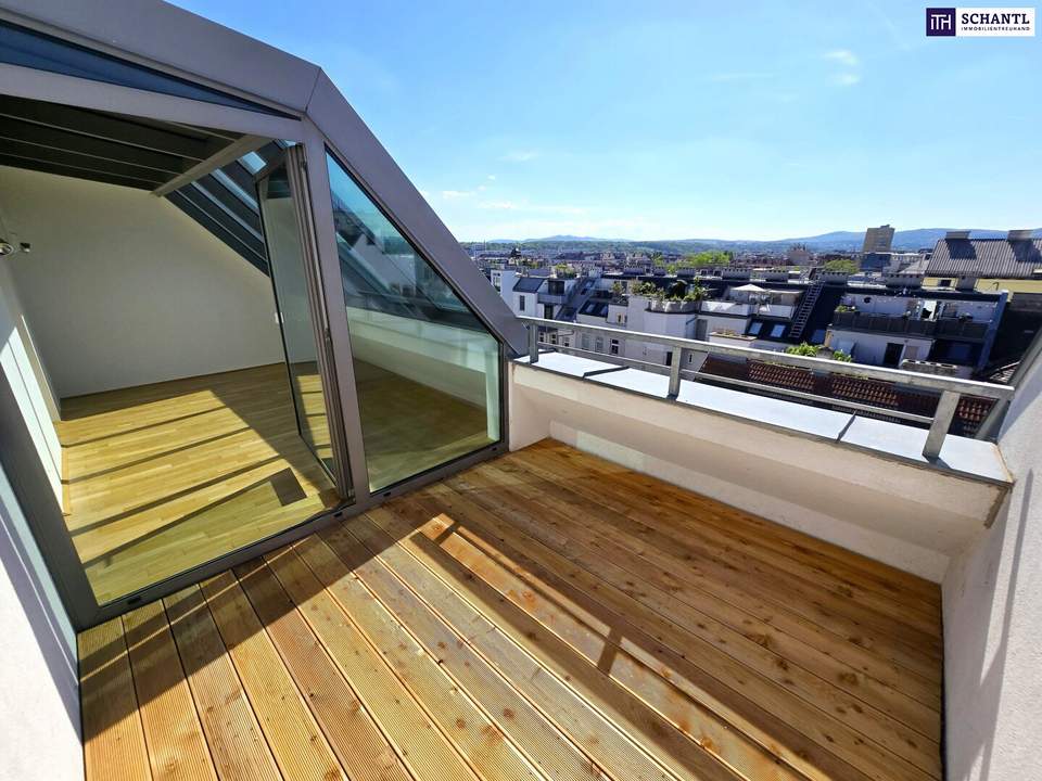 Neuer Preis! Traumhafter Blick auf das Schloss Schönbrunn - Neuer Preis! Happy to be here! Lichtdurchflutet + Super hohe Räume im Dachgeschoss + Terrasse mit Fernblick + Beste Infrastruktur und Anbindung!