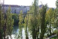 67 m² 2-Zimmer Wohnung mit Wohnküche und direktem Blick auf den Donaukanal , WG-geeignet!