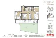 FLORIANI – Quartier am Tullnerfeld - PROVISIONSFREI - 3 Zimmer Gartenwohnung mit tollem Raumkonzept - Harmonische Ausstattung