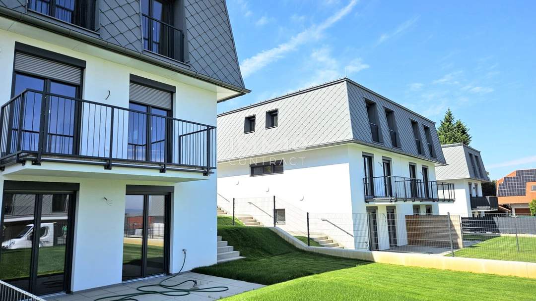 Mietkauf in Aussichtslage von Bad Sauerbrunn: Moderne und großzügige Doppelhaushälfte