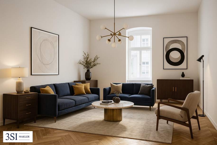 Optimale Wohnung in guter Lage und saniertem Gebäude!, Wohnung-kauf, 375.000,€, 1040 Wien 4., Wieden