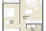 UNBEFRISTET: 2 Zimmer mit Loggia und vielen Extras im Haus