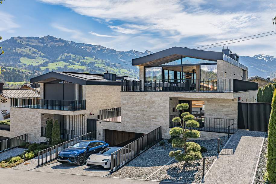 Luxusvilla in Toplage am Fuße des Hahnenkamm, Haus-kauf, 14.900.000,€, 6370 Kitzbühel