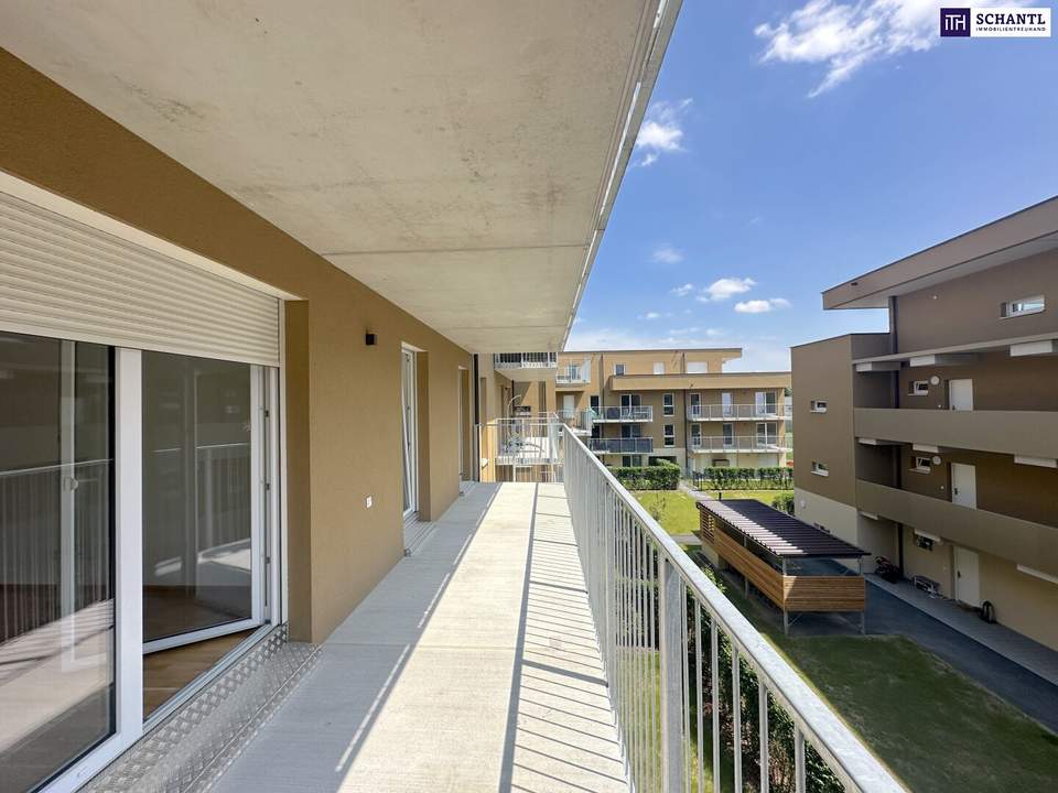 Wohnen auf höchstem Niveau – 4-Zimmer-Neubauwohnung mit SONNENBALKON! Erstbezug – provisionsfrei!