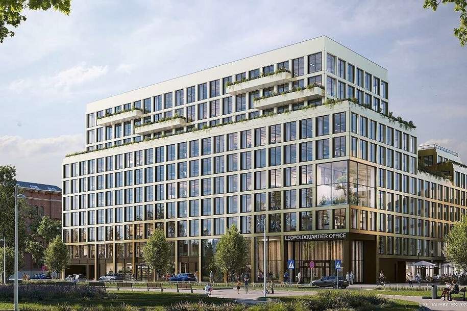 LEOPOLD QUARTIER Office, Gewerbeobjekt-miete, 50.654,61,€, 1020 Wien 2., Leopoldstadt