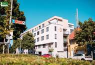 Wohnen mit Weitblick in Hofruhelage zwischen Alte Donau und DONAUZENTRUM - Klimatisierte und zentral begehbare Wohnung mit großer Terrasse und 2 Bädern! BAURECHTSGRUND!