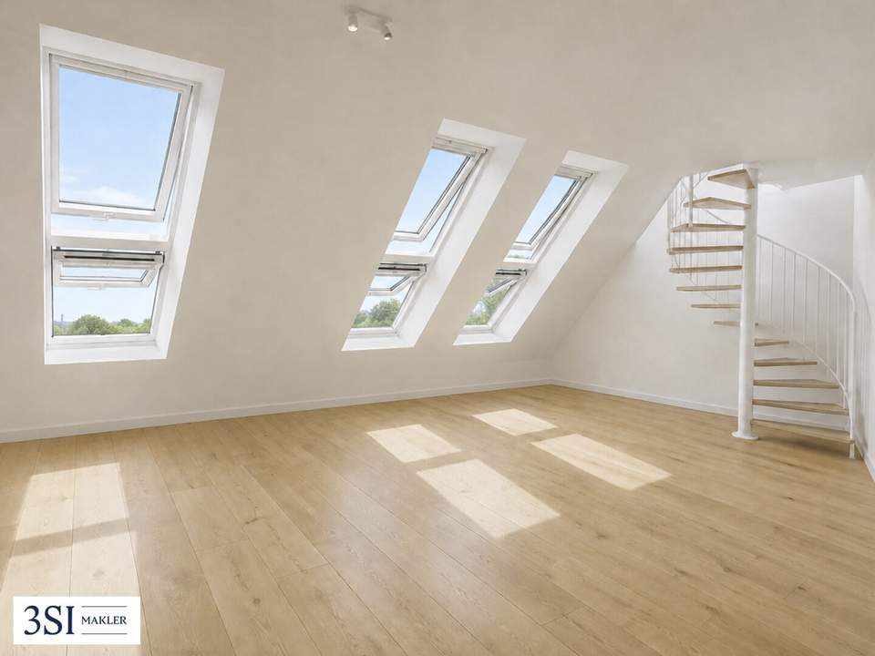 Exklusives Wohnen im 2. Dachgeschoß – großzügige Maisonette-Wohnung mit Terrasse