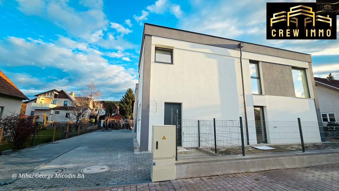 Miete - Moderne Doppelhaushälfte in Wimpassing, 4 Zimmer, Garten, Erstbezug.