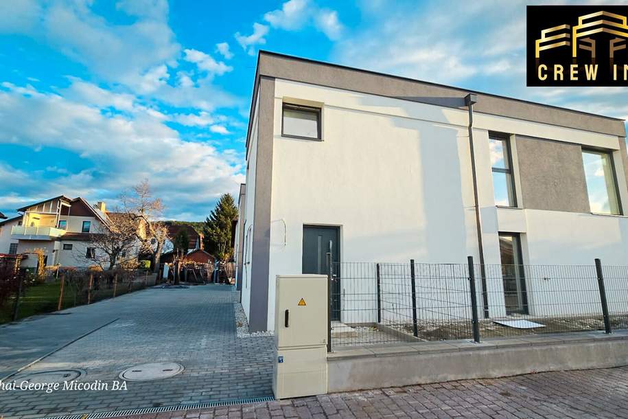Miete - Moderne Doppelhaushälfte in Wimpassing, 4 Zimmer, Garten, Erstbezug., Haus-miete, 1.635,00,€, 2632 Neunkirchen