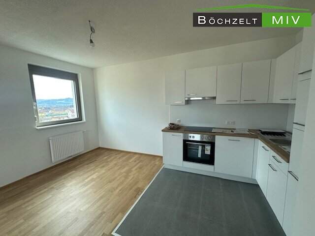 ++ Wohnpark Schlossergasse ++ Mietwohnung mit möblierter Küche, zwei Schlafzimmer &amp; Loggia