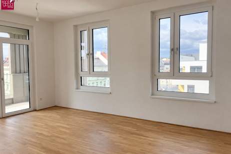 4 Zimmer mit Weitblick – ca. 97 m² und ca. 20 m² Loggia in 1030 Wien Schöpsstraße | 6. Liftstock | Nähe U3, Gasometer und Hyblerpark, Wohnung-miete, 2.722,63,€, 1030 Wien 3., Landstraße