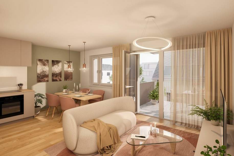 VERKAUFSTART! 3-Zimmer-Neubauwohnung mit 14 m² Balkon in Wien-Penzing_Top1.7_LIST, Wohnung-kauf, 525.000,€, 1140 Wien 14., Penzing