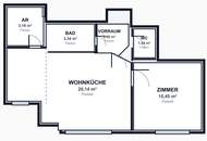 Moderne 2-Zimmer-Wohnung mit sehr guter Anbindung in 1120 Wien