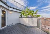 Moderne Dachgeschoßmaisonette mit Terrasse nahe Meiselmarkt