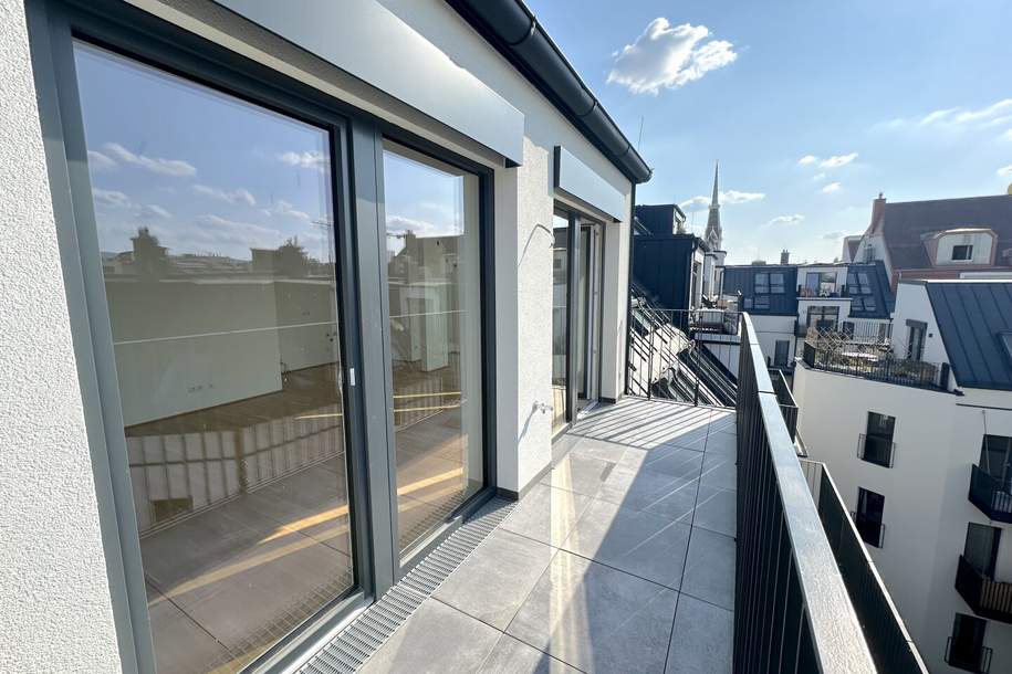 WOW-Effekt garantiert! Herrliche Dachwohnung mit feiner Terrasse im 2. Dachgeschoss!, Wohnung-kauf, 683.000,€, 1180 Wien 18., Währing