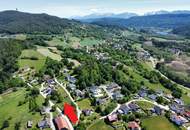 Naturnahe Bauparzelle mit hoher Lebensqualität in ruhiger Wohnlage von Schiefling am Wörthersee