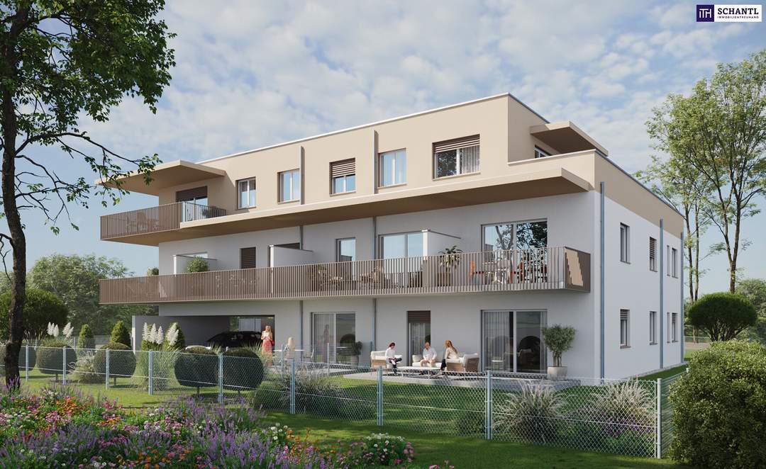 Entzückende Pärchenwohnung mit Blick ins Grüne und einem großen Balkon - in einem der schönsten Wohnbezirke von Graz - PROJEKT FERTIGSTELLUNG JUNI 2027 - PROVISIONSFREI!
