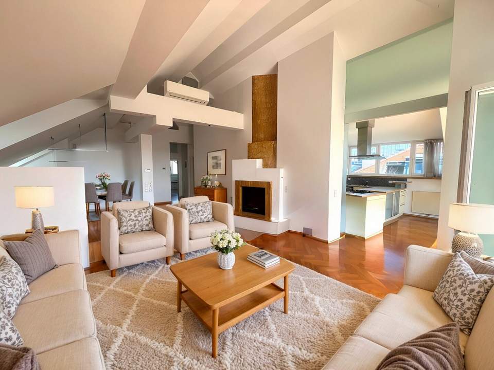 1190! 4 Zimmer Dachgeschoss Maisonette mit herrlichem Weitblick über Wien- Nähe Türkenschanzpark