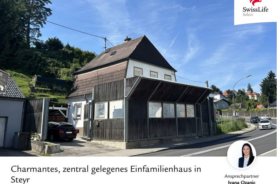 Charmantes, zentral gelegenes Einfamilienhaus in Steyr, Haus-kauf, 299.000,€, 4400 Steyr(Stadt)