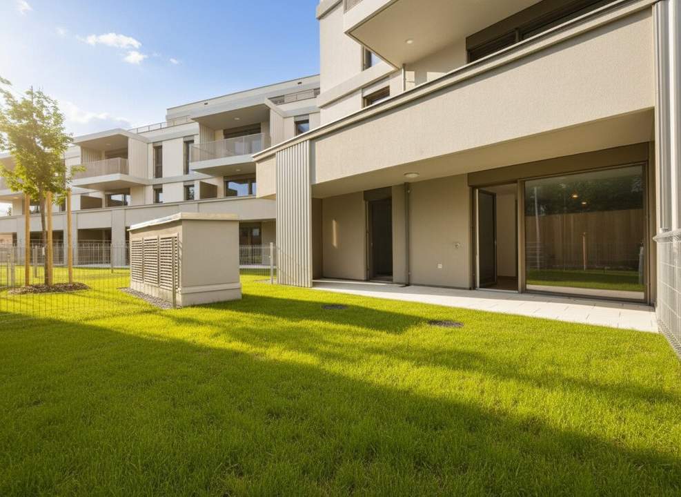 FLORIANI – Quartier am Tullnerfeld - Charmante 2 Zimmer Gartenwohnung mit Süd/West Ausrichtung - Ein Wohngenuss mit vielen Extras - PROVISIONSFREI