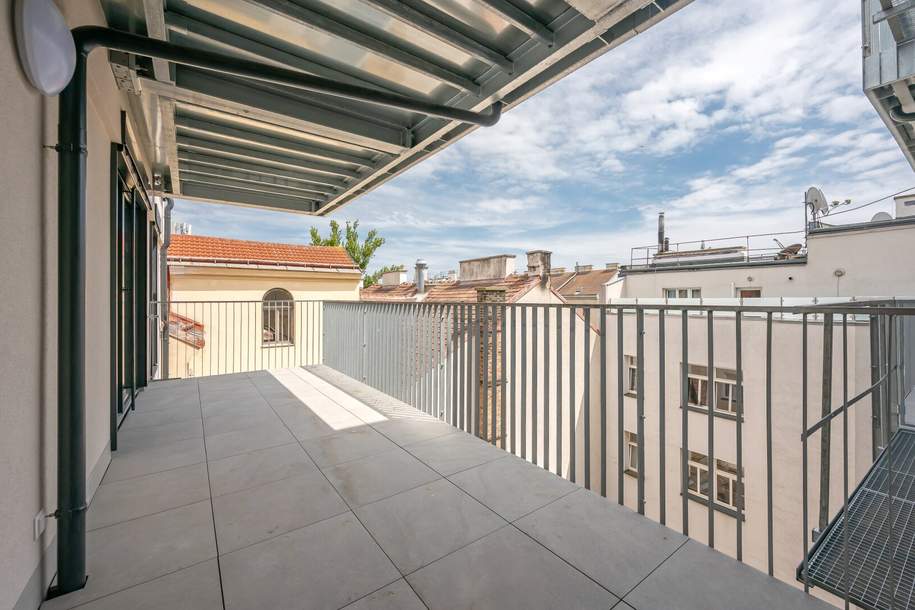 ++FonteFlats++ Fantastischer 4-Zimmer Dachgeschoss-ERSTBEZUG mit tollem Balkon, Wohnung-miete, 2.099,00,€, 1100 Wien 10., Favoriten