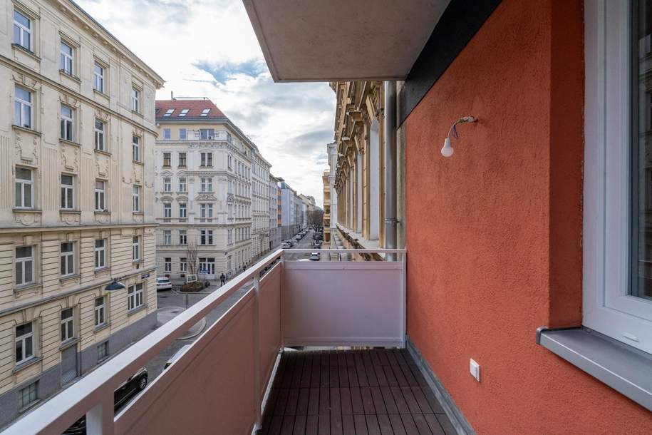 „Siebenbrunnenplatz - mit Balkon - neu saniert !“, Wohnung-kauf, 345.000,€, 1050 Wien 5., Margareten