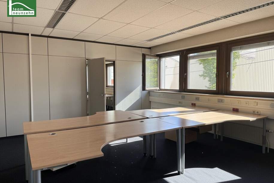 Voll ausgestattete 400 m² Bürofläche mit Parkplätzen direkt vor der Tür, Gewerbeobjekt-miete, 4.080,00,€, 8055 Graz(Stadt)