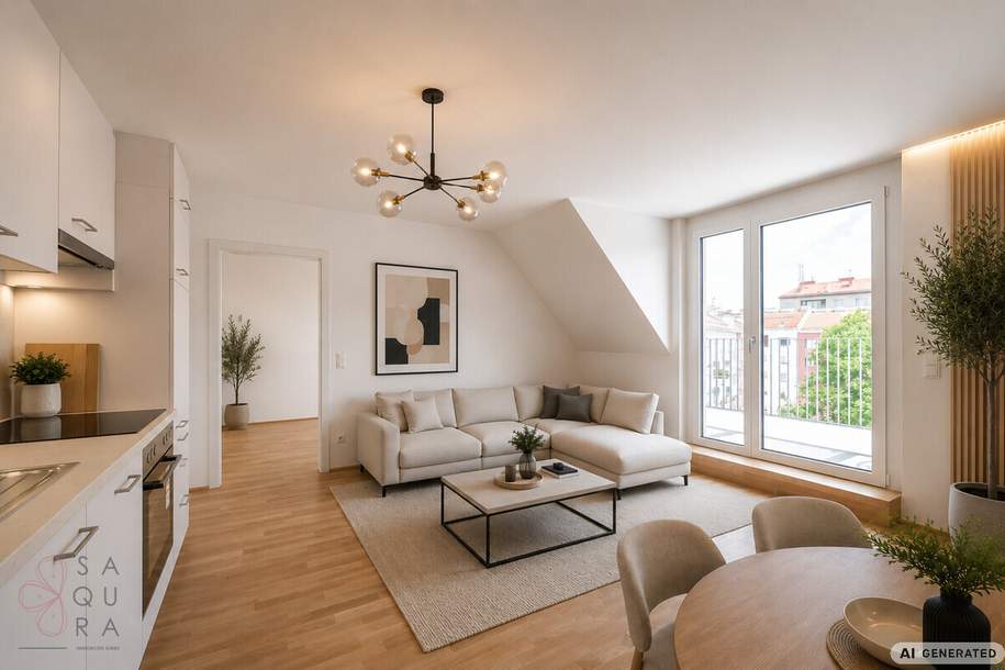 Premium-Neubau in Wien-Hernals – Bezugsfertige Mietwohnung mit Balkon & Einbauküche, Wohnung-miete, 1.730,61,€, 1170 Wien 17., Hernals