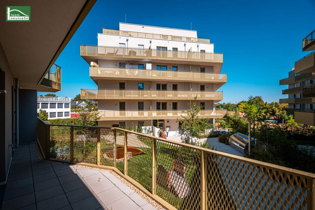 3-Zimmer hervorragend aufgeteilt mit Balkon - „Hirschfeld – Naturnah wohnen“ – Niedrig-Energie-Standard-Neubau _ Provisionsfreier Erstbezug