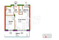 53,20qm 2ZI- Balkon-Wohnung, zzgl. Tiefgaragenstellplatz