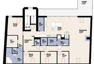 Dachgeschoss- Terrassenwohnung für Verwöhnte und alle, die Besonderes lieben...