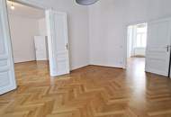 AUGARTEN-NÄHE, gepflegte 85 m² Altbau, 3 Zimmer, Extraküche, Wannenbad, Parketten, WG-geeignet, 3. Liftstock, Rembrandtstraße