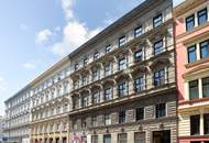 Zu Fuß zum Rochusmarkt & Donaukanal | Großzügiger Altbau mit ca. 3,60 m Raumhöhe | Separate Küche inkl. Küchenzeile | Hofseitiges Schlafzimmer mit Grünblick