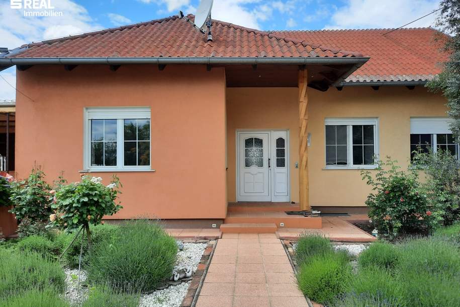 Charmantes Einfamilienhaus mit großem Garten, Keller und Pool - Grundstücksteilung möglich!, Haus-kauf, 475.000,€, 7131 Neusiedl am See