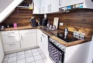DACHGESCHOSS, U3-NÄHE, 55 m2 Maisonette, 2 Zimmer, Kochnische, Duschbad, Fernblick, Meiselstraße