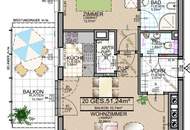 Moderne 2-Zimmer Wohnung mit top Infrastruktur