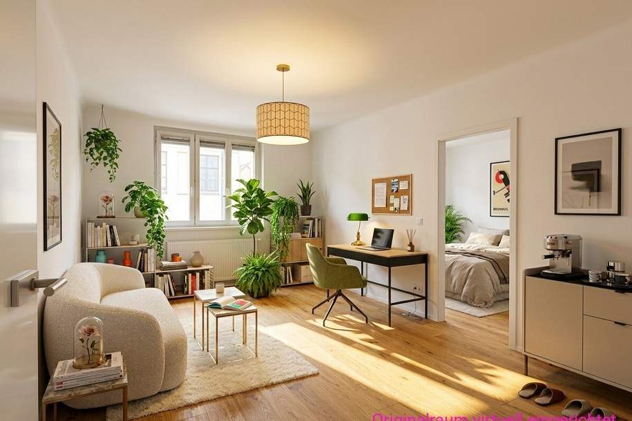 DAS TOR ZUM 1. BEZIRK – HIP WOHNEN ZWISCHEN DONAUKANAL UND PRATERSTRASSE, Wohnung-kauf, 398.000,€, 1020 Wien 2., Leopoldstadt