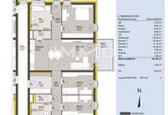 4 Zimmer auf 103m² Wohnfläche + Balkon!