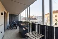 Pauschalmiete inklusive Warmwasser, Heizung &amp; Kühlung - Moderne 2-Zimmer-Wohnung mit großzügigem Balkon und stilvoller Ausstattung