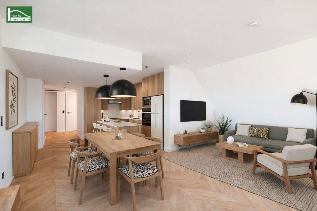 PROVISIONSFREI! Ihr neues Zuhause nahe der Alten Donau: Luxuriöses Penthouse mit 5 Terrassen!