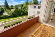 Klagenfurt - St. Martin: entzückende, gepflegte 2-ZI Wohnung (möbliert) mit Westloggia und Garage