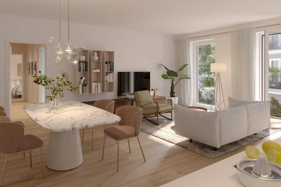 ERSTBEZUG | Weinberge ums Eck | privater Weinkeller | Natur und gute Infrastruktur | Helle Wohnung mit Urban-Balkon, Wohnung-kauf, 948.000,€, 1190 Wien 19., Döbling