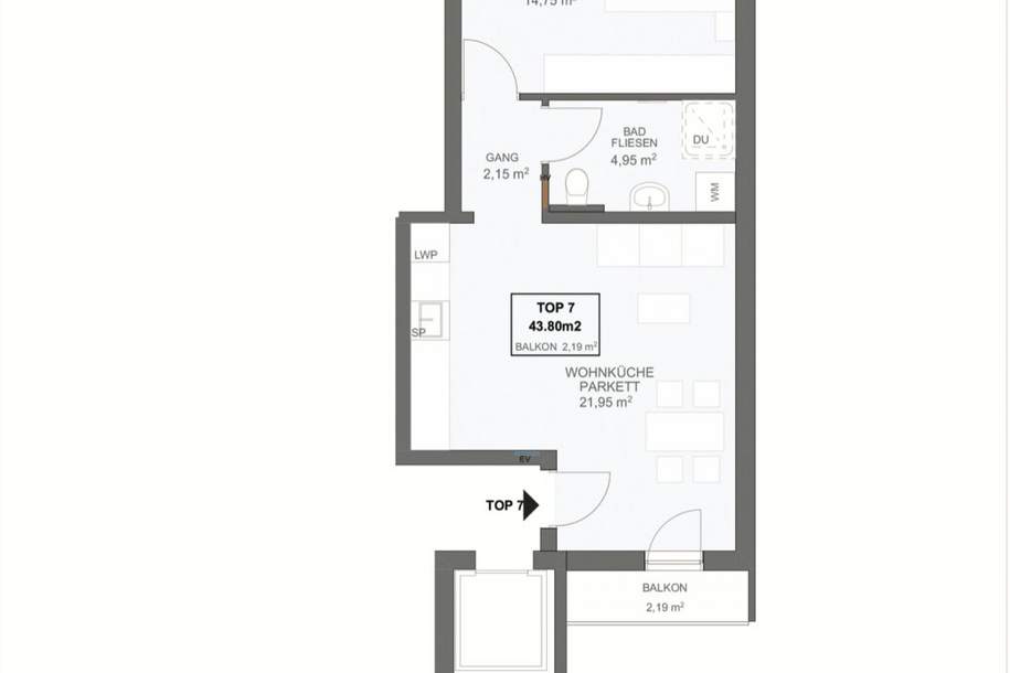 Erstbezug nach Kernsanierung I Balkon I Fußbodenheizung I Luftwärmepumpe inkl. Kühlung I 3fach Verglasung mit Außenjalousien I Schlüsselfertig, Wohnung-kauf, 322.000,€, 1170 Wien 17., Hernals